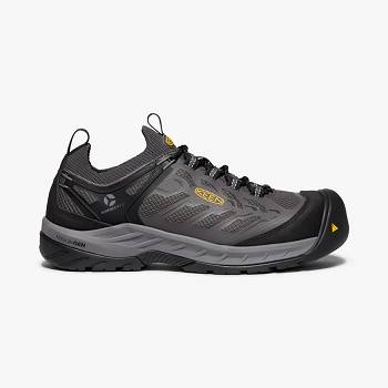 KEEN Férfi Flint II Sport (Carbon-Fiber Toe) Munkavédelmi Cipő Szürke